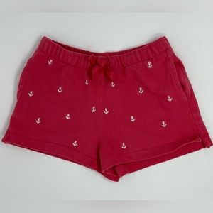 POLO RALPH LAUREN: Coral Shorts with Embroidered, White Anchors, Size 5